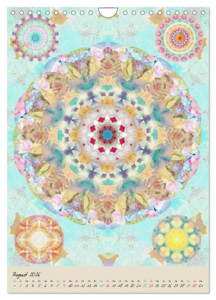 Produktbild: MANDALAS DES LICHTS (Wandkalender 2026 DIN A4 hoch), CALVENDO Monatskalender