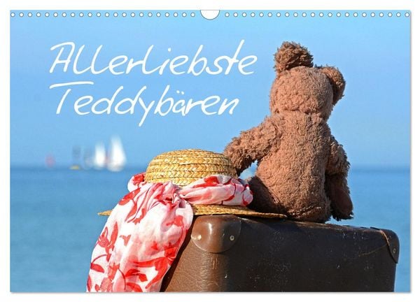 Allerliebste Teddybären (Wandkalender 2026 DIN A3 quer), CALVENDO Monatskalender