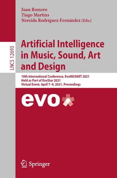 Produktbild: Artificial Intelligence in Music, Sound, Art and Design