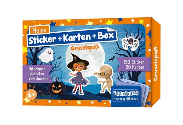 Produktbild: Meine Sticker + Karten + Box - Gruselspa&szlig;