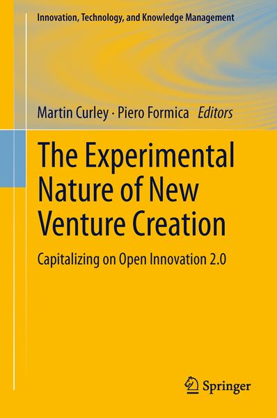 Produktbild: The Experimental Nature of New Venture Creation