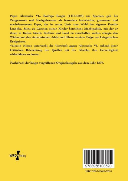 Produktbild: Papst Alexander VI.