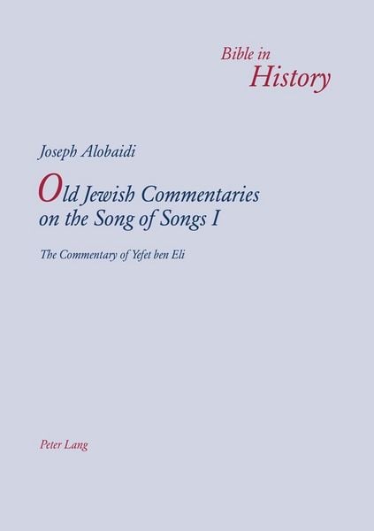 Produktbild: Old Jewish Commentaries on the Song of Songs I