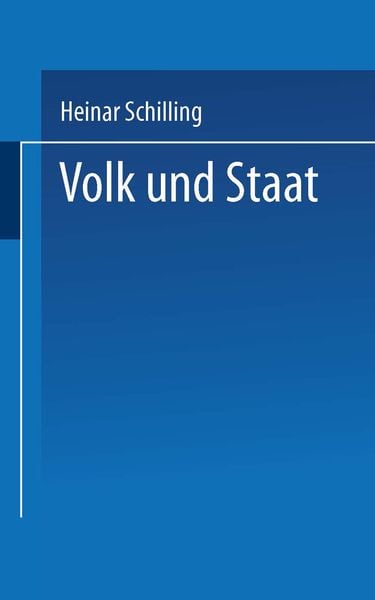 Produktbild: Volk und Staat