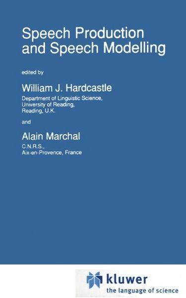 Produktbild: Speech Production and Speech Modelling