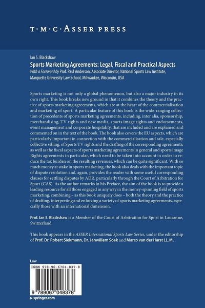 Produktbild: Sports Marketing Agreements: Legal, Fiscal and Practical Aspects