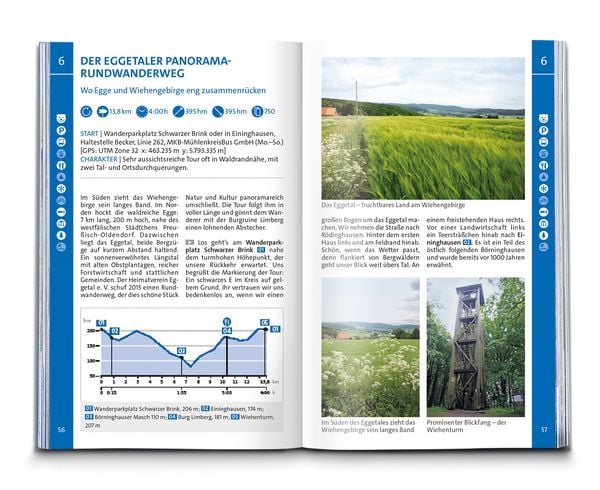 Produktbild: KOMPASS Wanderf&uuml;hrer Naturpark Teutoburger Wald mit Wiehen- und Eggegebirge, 55 Touren