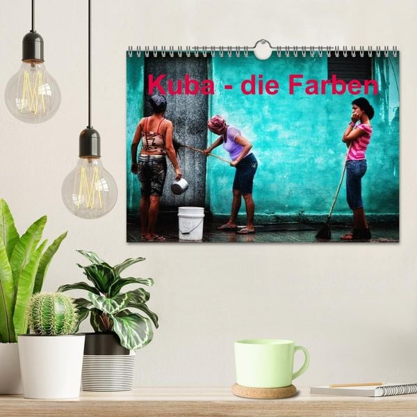 Produktbild: Kuba - die Farben (Wandkalender 2026 DIN A4 quer), CALVENDO Monatskalender