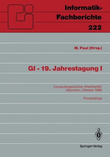 Produktbild: GI - 19. Jahrestagung I