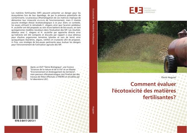 Produktbild: Comment &eacute;valuer l'&eacute;cotoxicit&eacute; des mati&egrave;res fertilisantes?