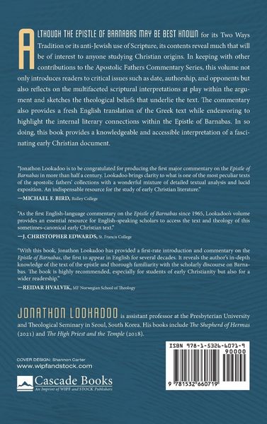 Produktbild: The Epistle of Barnabas