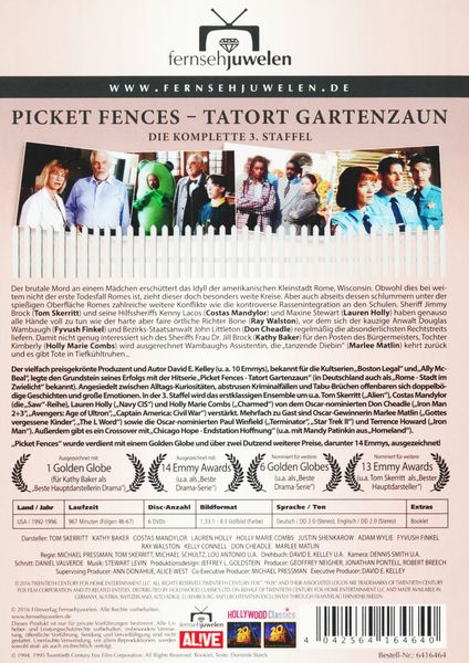 Produktbild: Picket Fences - Tatort Gartenzaun - Die komplette Staffel 3 [6 DVDs]