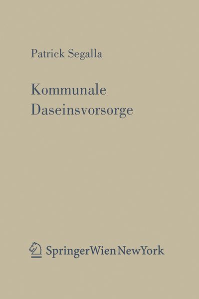 Produktbild: Kommunale Daseinsvorsorge