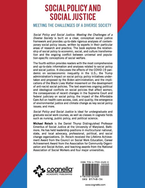 Produktbild: Reisch, M: Social Policy and Social Justice