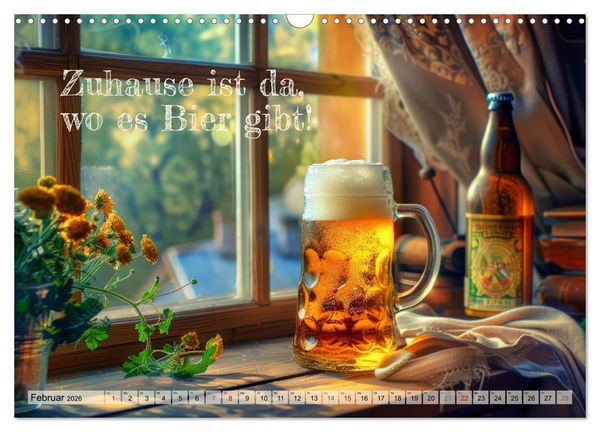 Produktbild: Ich brauch mehr Vitamin Bier (Wandkalender 2026 DIN A3 quer), CALVENDO Monatskalender