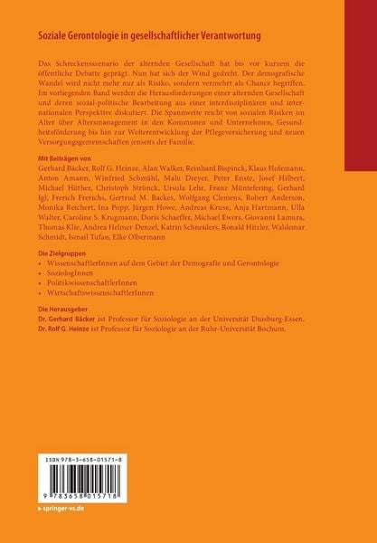 Produktbild: Soziale Gerontologie in gesellschaftlicher Verantwortung