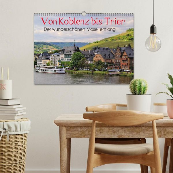 Produktbild: Der wundersch&ouml;nen Mosel entlang &ndash; Von Koblenz bis Trier (Wandkalender 2026 DIN A3 quer), CALVENDO Monatskalender