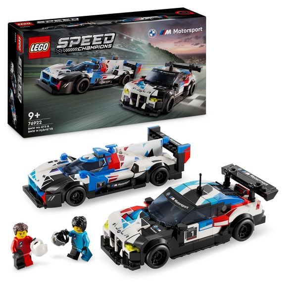 Produktbild: LEGO Speed Champions BMW M4 GT3 & BMW M Hybrid V8 Rennwagen, Auto 76922
