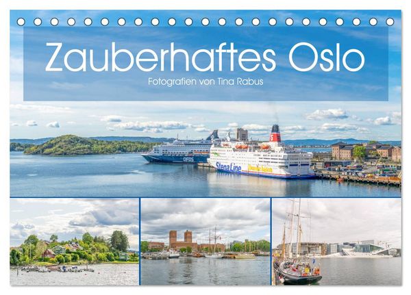 Produktbild: Zauberhaftes Oslo (Tischkalender 2026 DIN A5 quer), CALVENDO Monatskalender