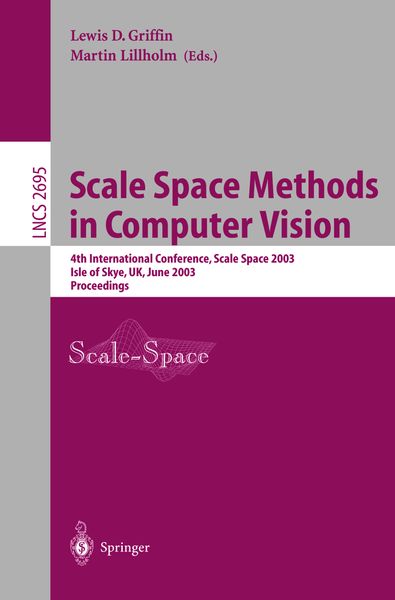 Produktbild: Scale Space Methods in Computer Vision