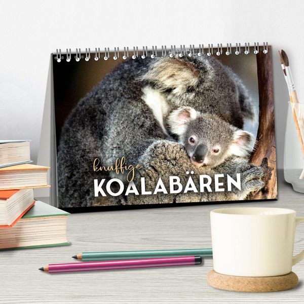 Produktbild: Knuffige Koalab&auml;ren (Tischkalender 2026 DIN A5 quer), CALVENDO Monatskalender