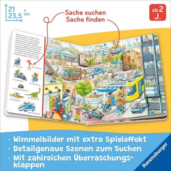 Produktbild: Mein Sachen suchen Wimmelbuch: In der Stadt