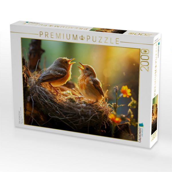 Produktbild: CALVENDO Puzzle V&ouml;gel, wir haben Hunger | 2000 Teile Lege-Gr&ouml;&szlig;e 90x67cm Foto-Puzzle f&uuml;r gl&uuml;ckliche Stunden