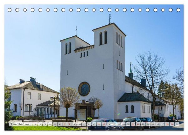 Produktbild: Bad Berleburg Impressionen (Tischkalender 2026 DIN A5 quer), CALVENDO Monatskalender