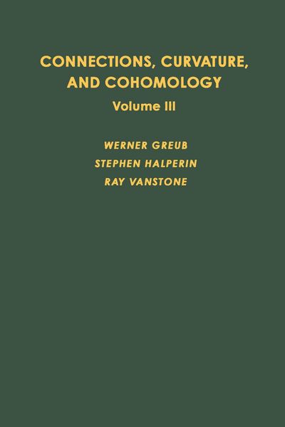 Produktbild: Connections, Curvature, and Cohomology Volume 3