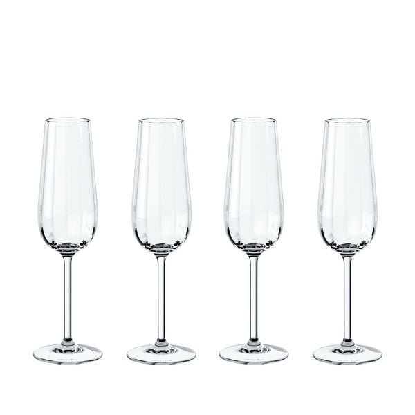 Produktbild: Villeroy & Boch Rose Garden Sekt-/Champagnerglas, 4 St&uuml;ck