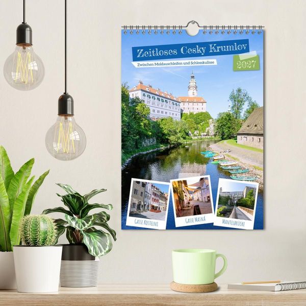 Produktbild: Zeitloses Cesky Krumlov. Zwischen Moldauschleifen und Schlosskulisse (Wandkalender 2027 DIN A4 hoch), CALVENDO Monatskalender
