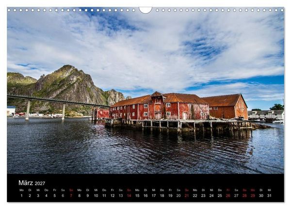 Produktbild: N&ouml;rdliches Norwegen (Wandkalender 2027 DIN A3 quer), CALVENDO Monatskalender