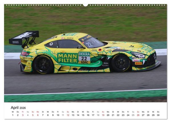 Produktbild: Motorsport in Deutschland (Wandkalender 2026 DIN A2 quer), CALVENDO Monatskalender
