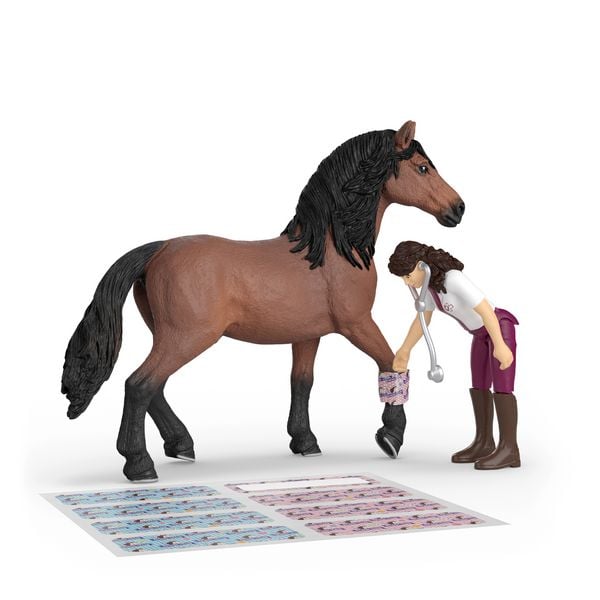 Produktbild: schleich&reg; 42787 - Horse Club, Happy Horse Hospital, Pferdeklinik Heilende Hufe, 64-teilig, Spielset