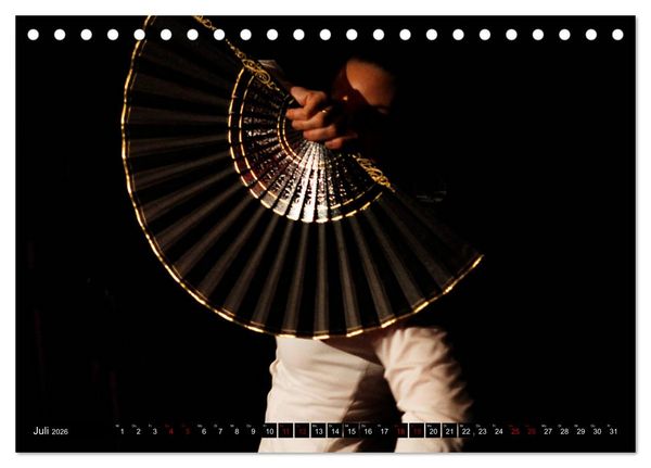 Produktbild: Flamenco. Spanischer Tanz (Tischkalender 2026 DIN A5 quer), CALVENDO Monatskalender