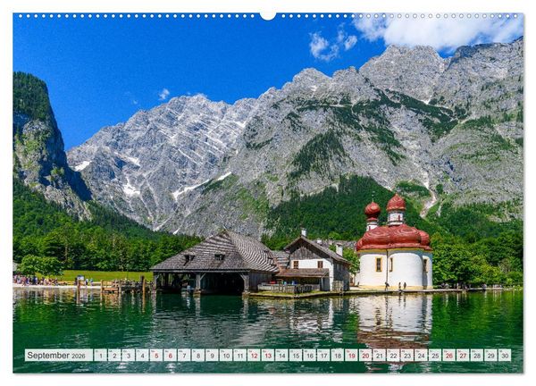 Produktbild: Mein Berchtesgadener Land - Wundersch&ouml;n zu jeder Jahreszeit (Wandkalender 2026 DIN A2 quer), CALVENDO Monatskalender