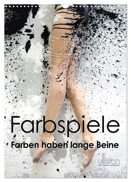 Produktbild: Farbspiele &ndash; Farben haben lange Beine (Wandkalender 2027 DIN A3 hoch), CALVENDO Monatskalender