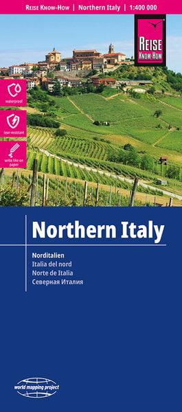 Produktbild: Reise Know-How Landkarte Italien, Nord / Northern Italy (1:400.000)