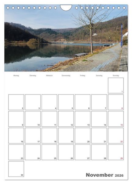 Produktbild: Hessens sch&ouml;nster See - Der Edersee (Wandkalender 2026 DIN A4 hoch), CALVENDO Monatskalender