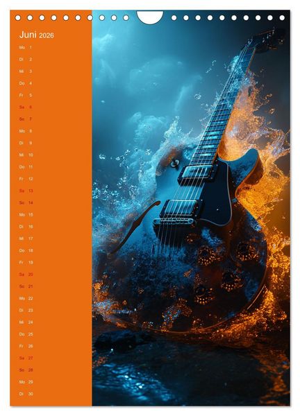 Produktbild: Strings & Dreams: Ein Jahr musikalischer Inspiration (Wandkalender 2026 DIN A4 hoch), CALVENDO Monatskalender