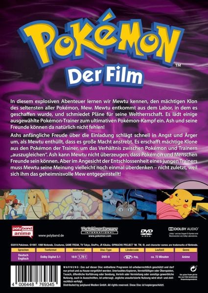 Produktbild: Pok&eacute;mon &ndash; Der Film