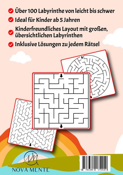 Produktbild: Labyrinthe f&uuml;r Kinder ab 5 Jahren - Band 24