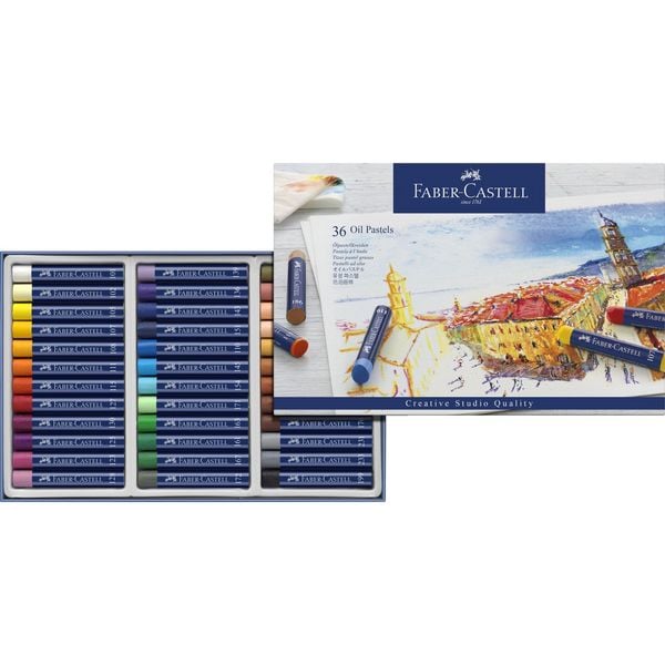 Produktbild: Faber-Castell &Ouml;lpastellkreiden, 36er Set