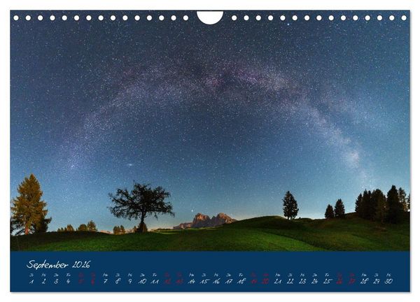 Produktbild: Welt unter Sternen (Wandkalender 2026 DIN A4 quer), CALVENDO Monatskalender