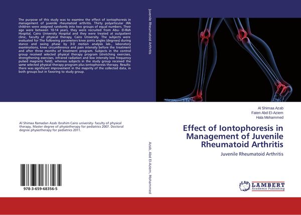 Produktbild: Effect of Iontophoresis in Management of Juvenile Rheumatoid Arthritis