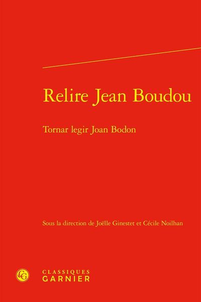 Produktbild: Relire Jean Boudou / Tornar Legir Joan Bodon