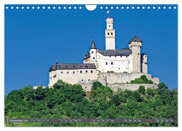 Produktbild: Burgen der Rheinromantik (Wandkalender 2026 DIN A4 quer), CALVENDO Monatskalender