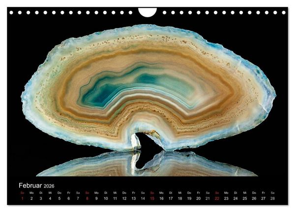 Produktbild: Leuchtende Achate (Wandkalender 2026 DIN A4 quer), CALVENDO Monatskalender
