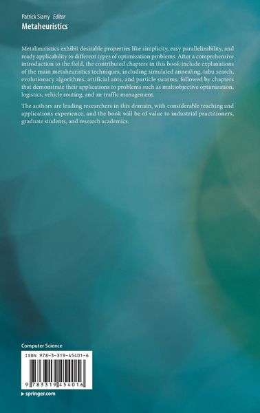 Produktbild: Metaheuristics