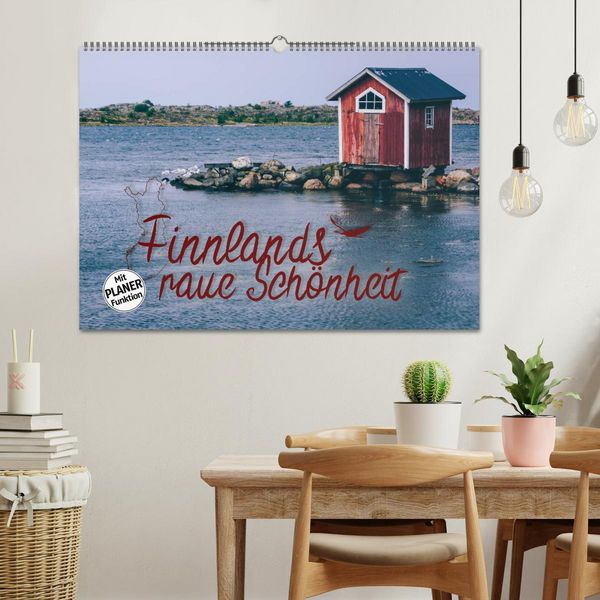Produktbild: Finnlands raue Sch&ouml;nheit (Wandkalender 2026 DIN A2 quer), CALVENDO Monatskalender